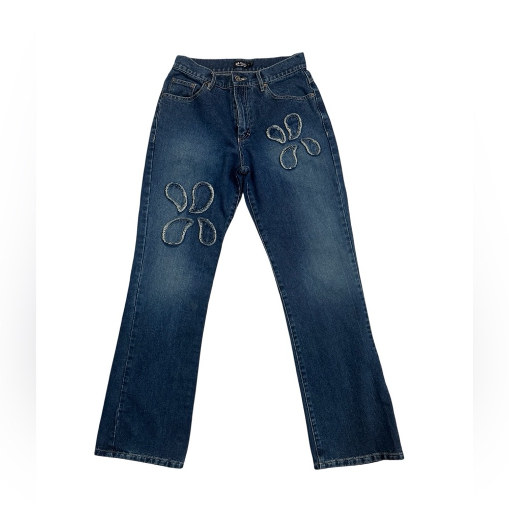 JAG Jeans Appliqué Straight Jeans S (28) Medium Blue